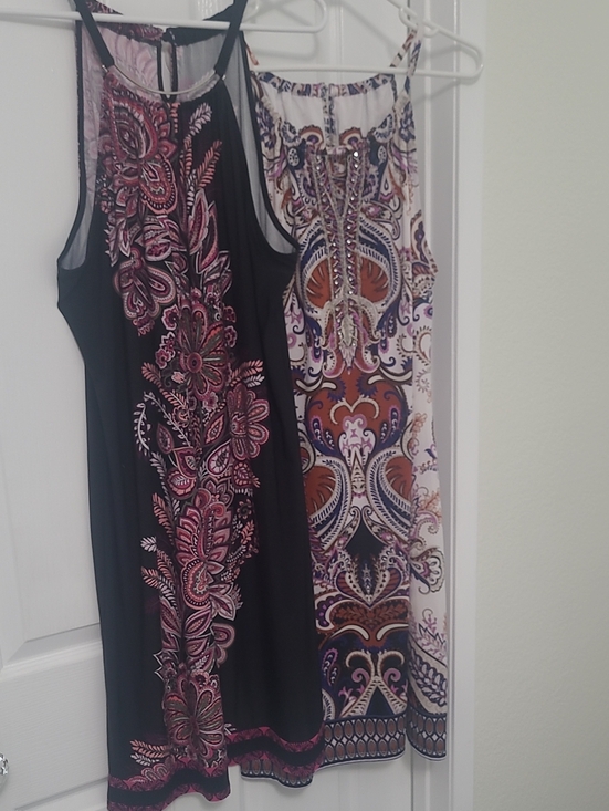 INC International Concepts Dresses & Skirts - INC Paisley Midi Dresses  in Cream, Purple, Black, Brown, Pink